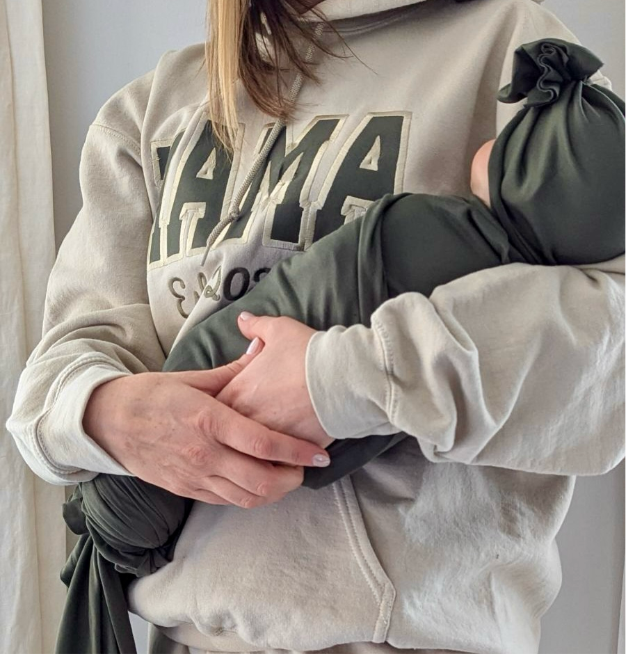 Custom Personalized Embroidered Mama, Gigi, Nana, Auntie Hoodie