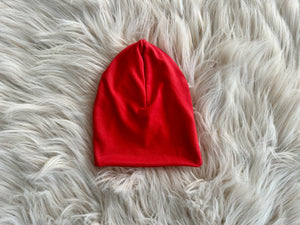 Sloan Red Slouchy Beanie