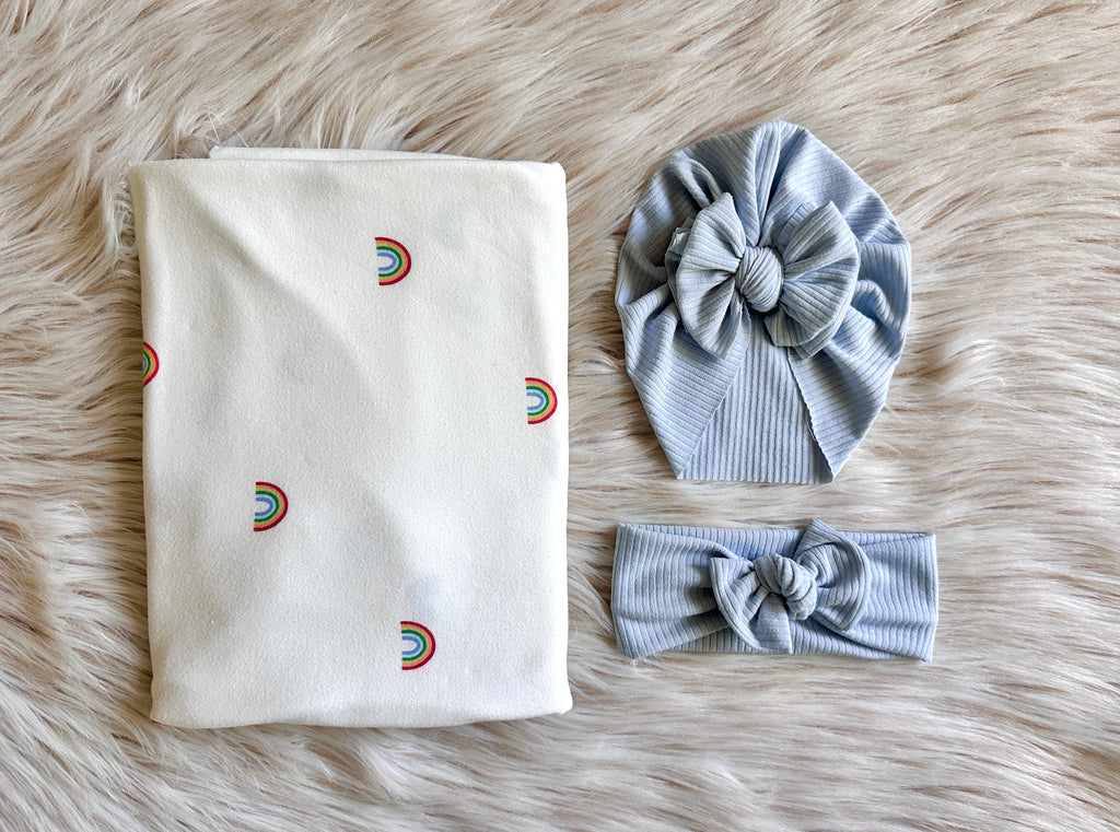 Taylor Swaddle + Turban Set