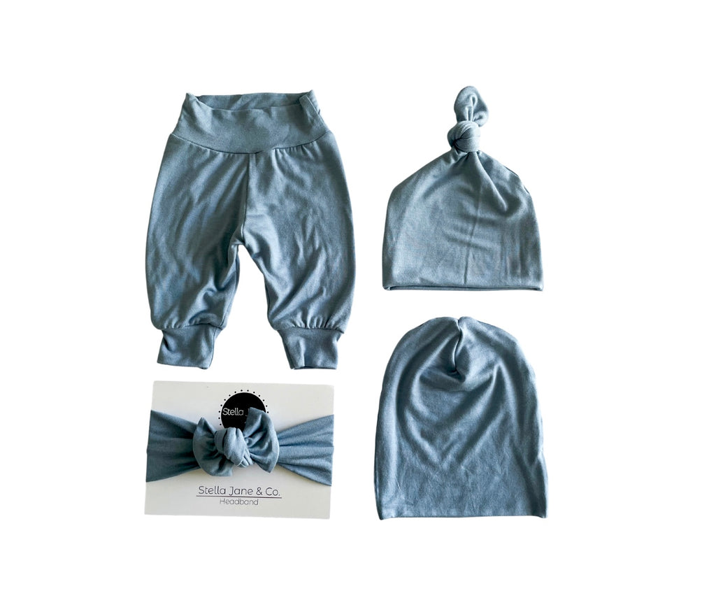 Henry Dusty Blue Leggings Set