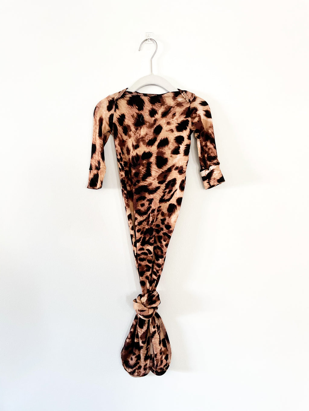 Pearl Leopard  Knotted Gown