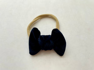 Black Velvet Nylon Headband