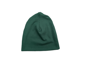 Cooper Ribbed Hunter Green Slouchy Beanie