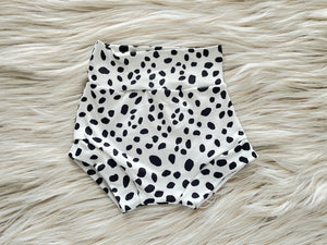 Rory White and Black Dots Shorties + Turban + Headband