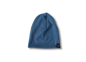 Jude Dusty Denim Blue Slouchy Beanie