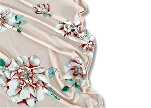 Winnie Light Blush Floral Swaddle