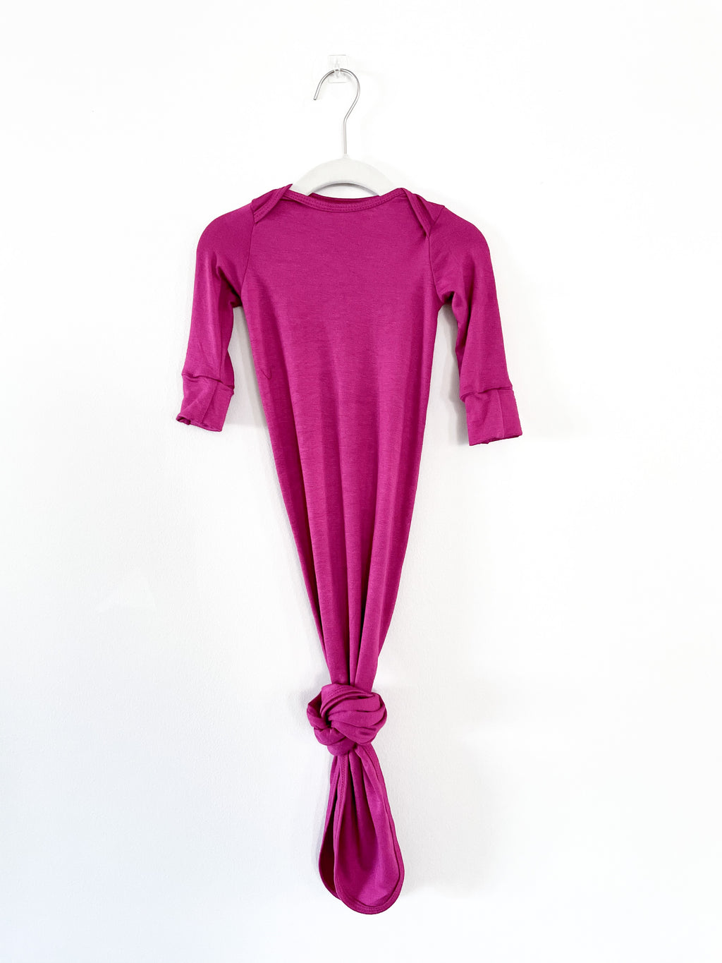 Naomi Raspberry  Pink Knotted Gown