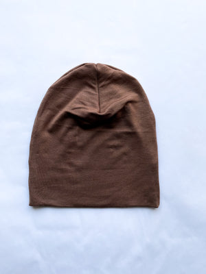 Asher Espresso Brown  Slouchy Beanie