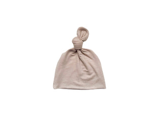 Jett Sand Beige Top Knot Hat