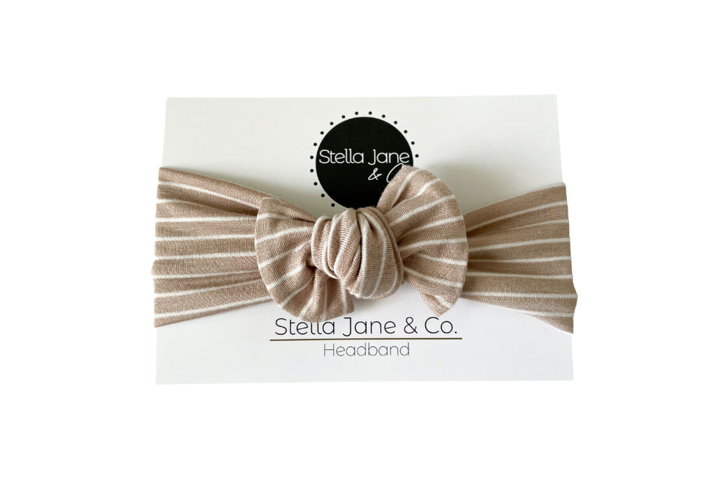 Palmer Sand Stripe Headband