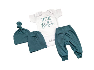 Luke Blue Leggings +Little Brother Shirt Set