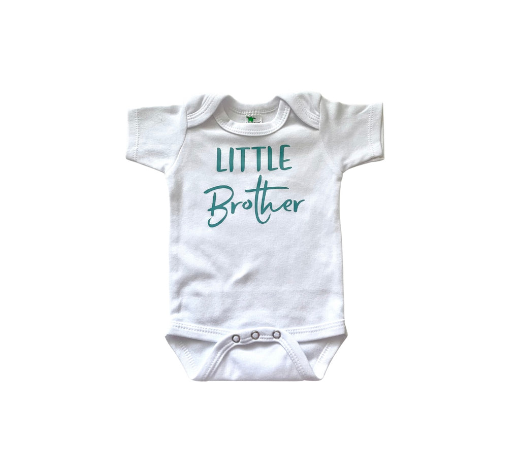 Light Sea Blue Print Little Brother shirt