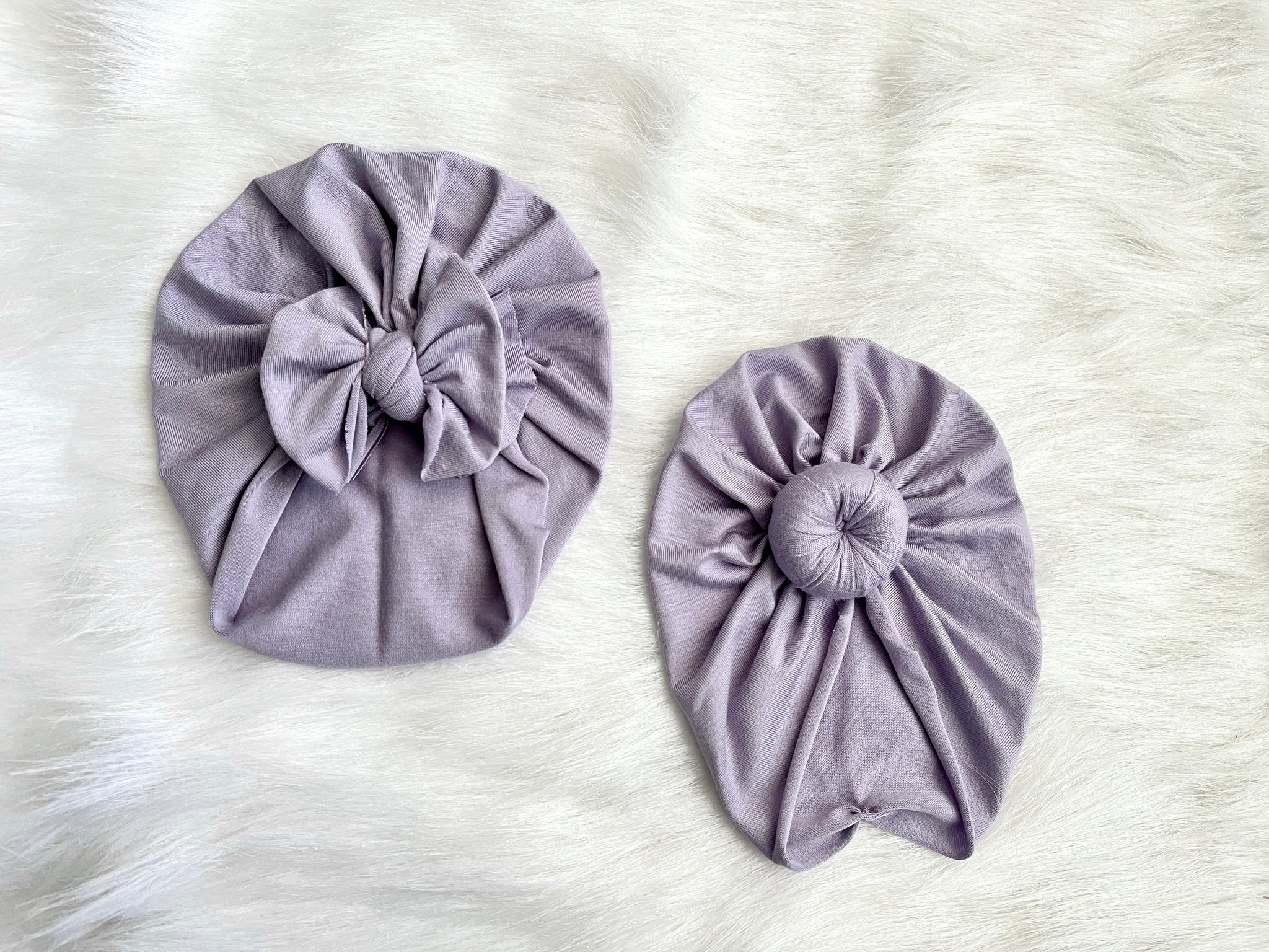 Clara Floral  Swaddle + Dusty Lilac Turban Set