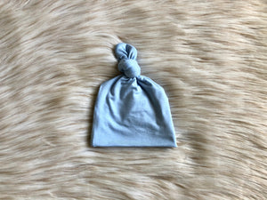 James Powder Blue Top Knot Hat