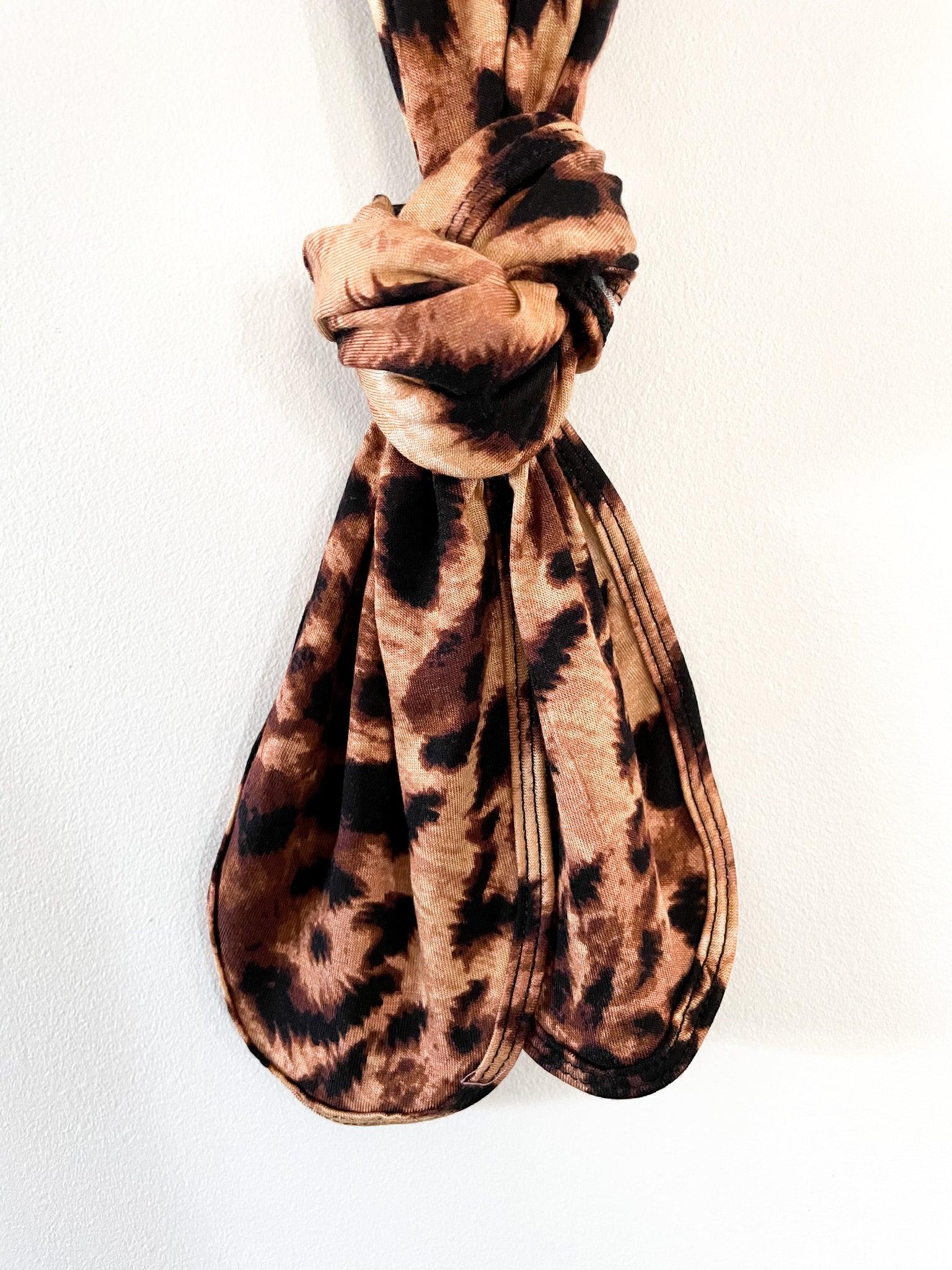 Pearl Leopard  Knotted Gown