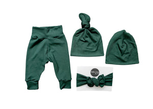 Cooper Hunter Green Rib Leggings Set