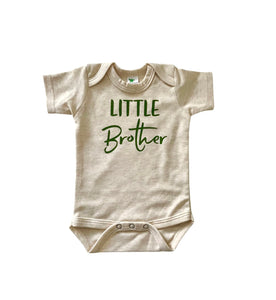 Olive Print Little Brother shirt