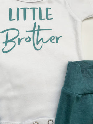 Luke Blue Leggings +Little Brother Shirt Set