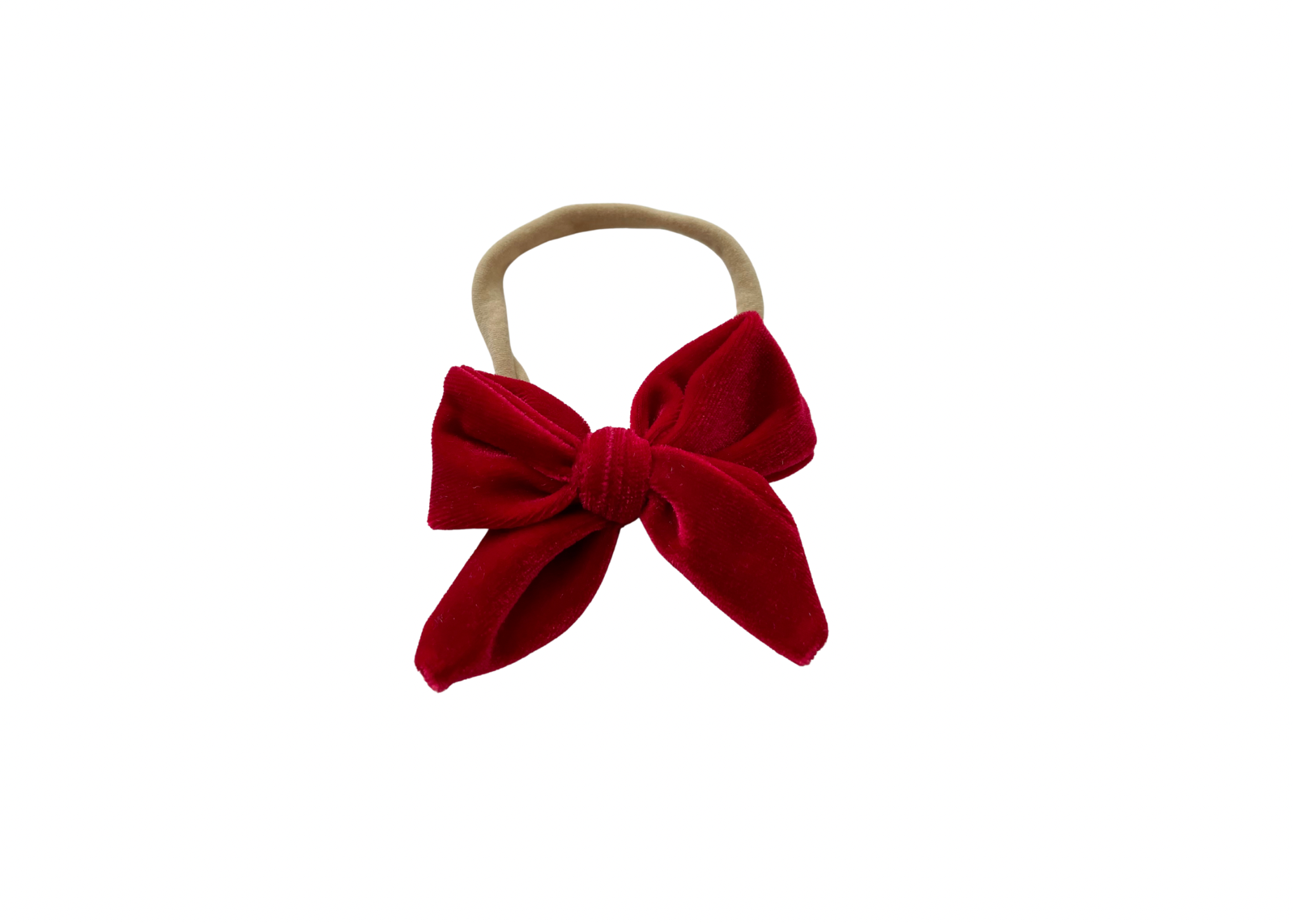 Red Velvet Nylon Headband