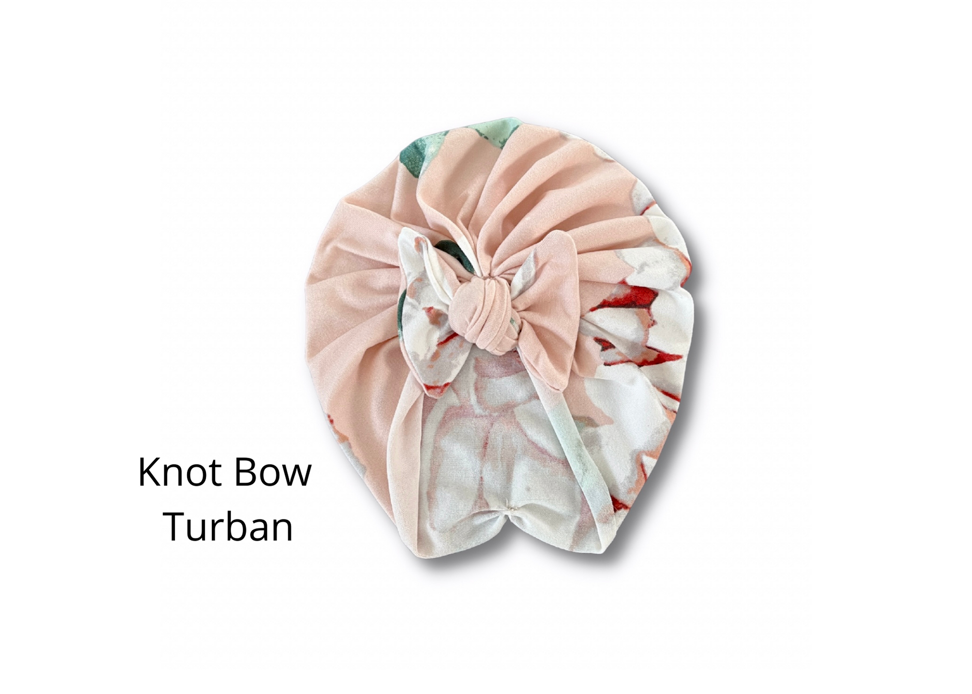 Winnie Light Blush Floral  Swaddle + Turban Set