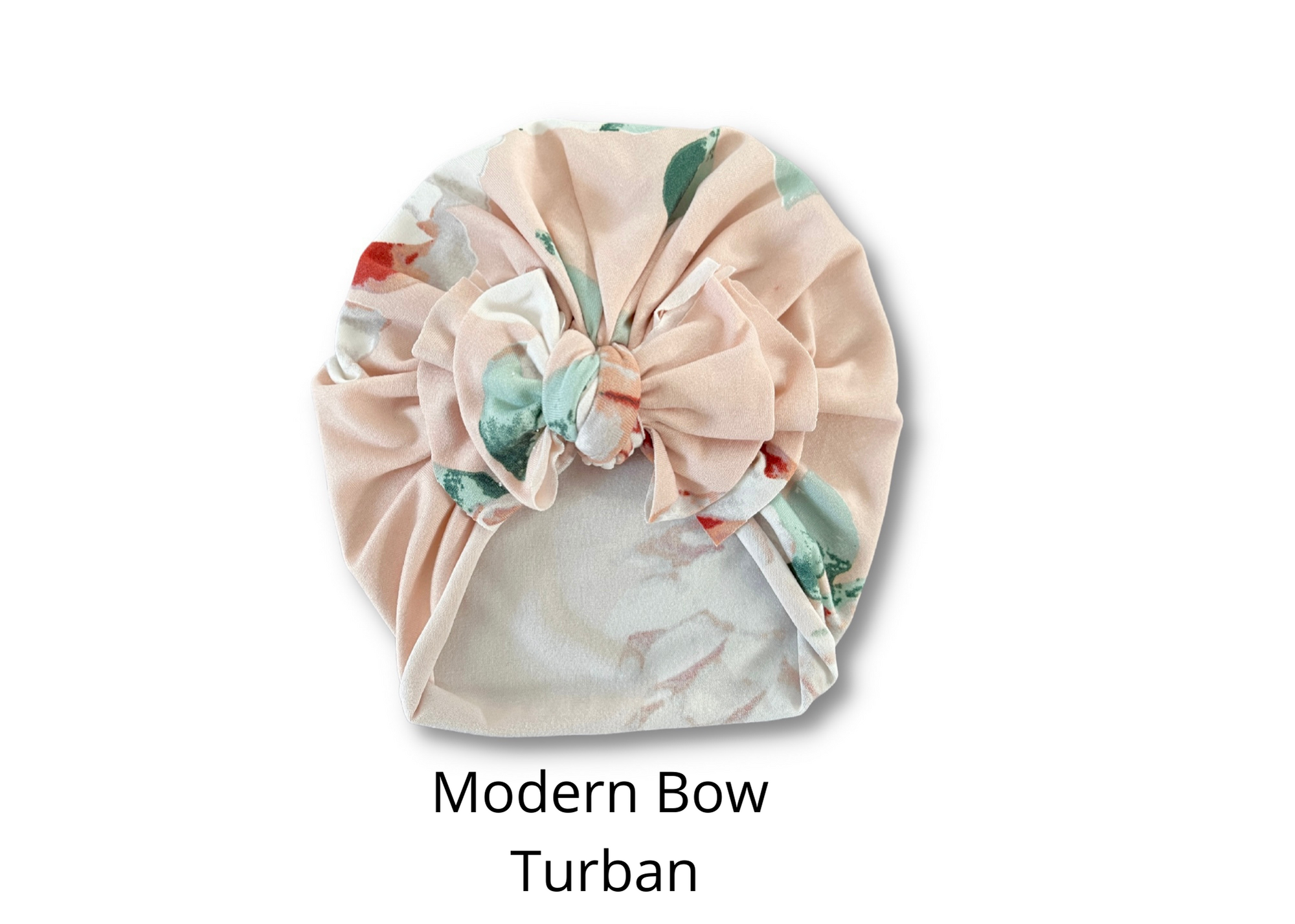 Winnie Light Blush Floral  Swaddle + Turban Set