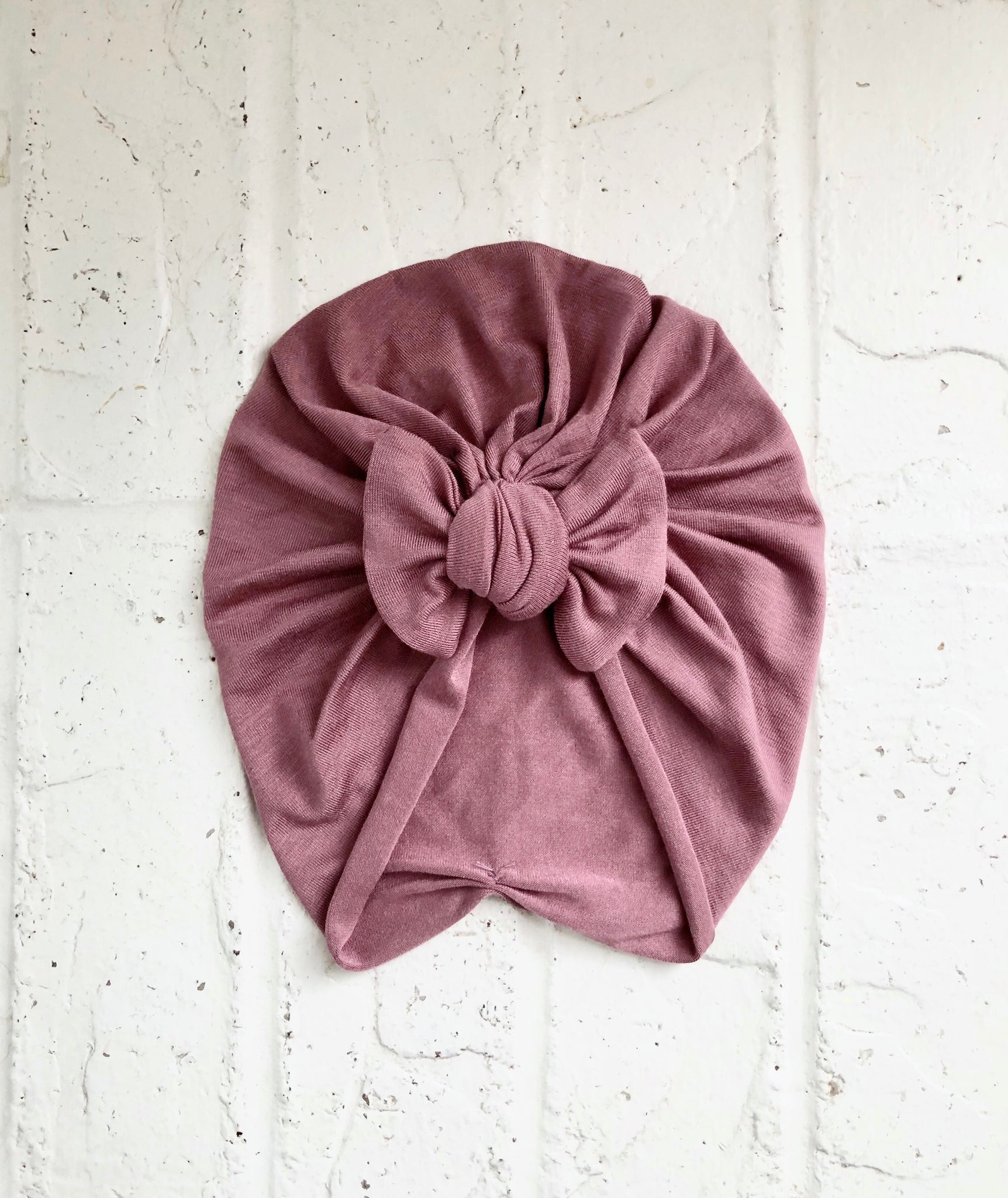 Vivian Mauve Bow Turban