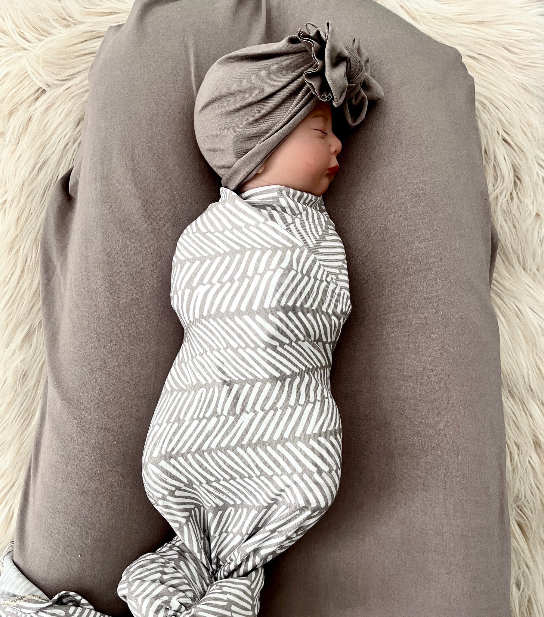 Swaddle and 2025 turban set