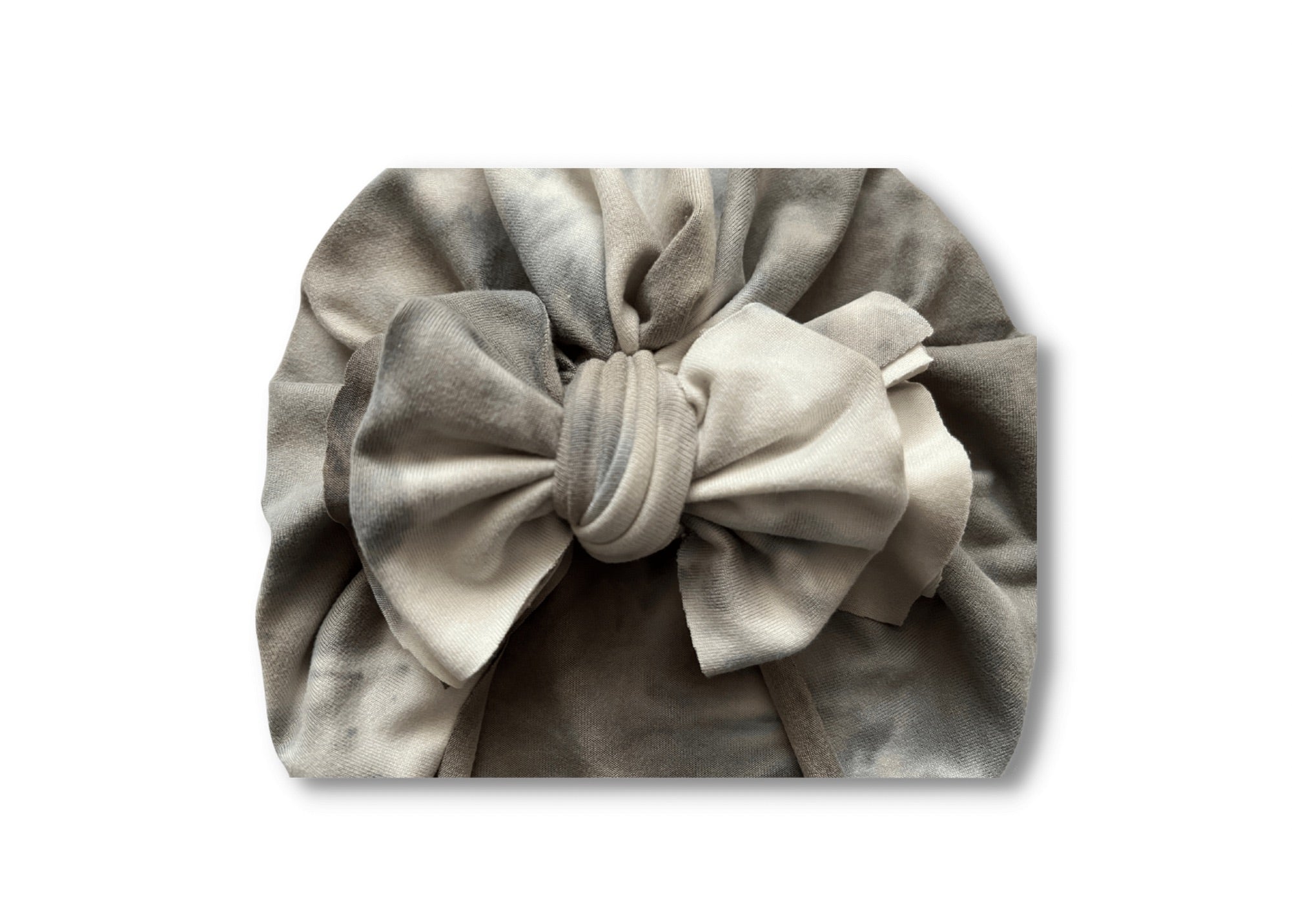 Beau Gray Marble Swaddle + Turban Set