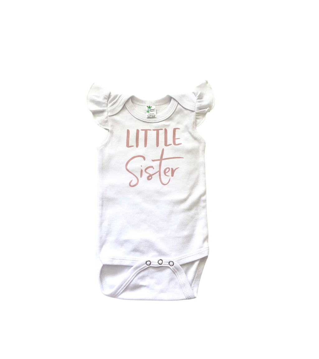 Blush Pink Little Sister Shirt