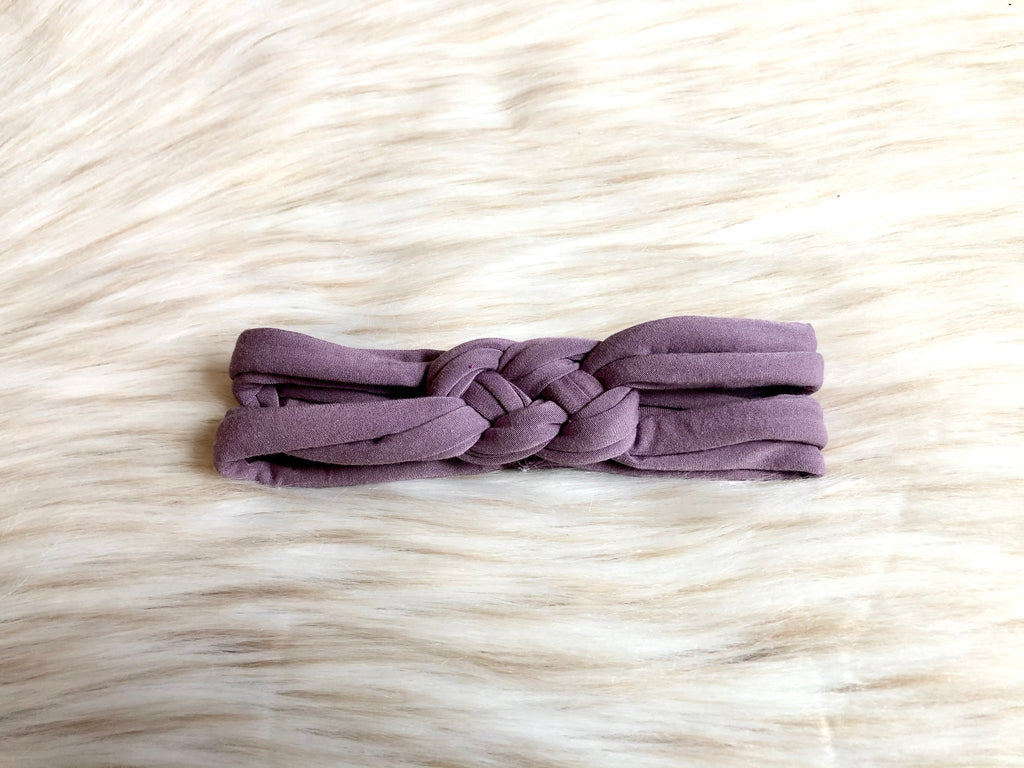 Eden Dusty Lavender  Sailor Knot Headband