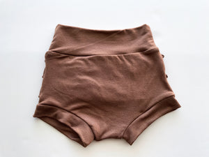 Asher Espresso Shorties + Turban + Headband Set