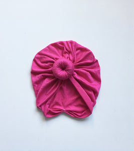 Fuchsia Pink Turban